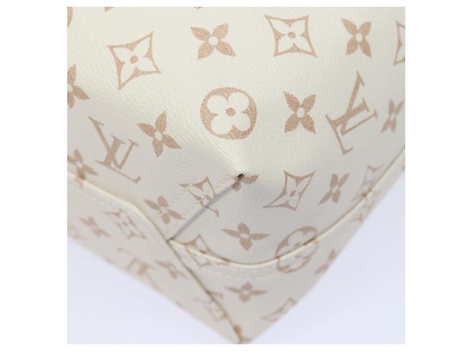 LOUIS VUITTON Monogram Dune Atlantis GM Borsa Tote Bianca M24409 LV Auth 75395S Bianco - vista 16