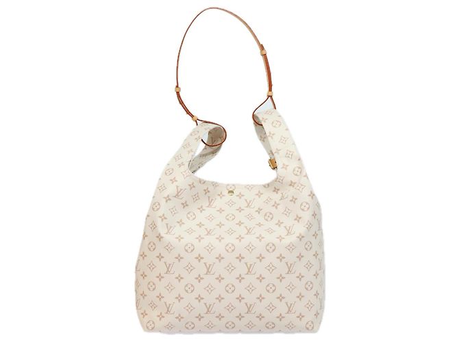 LOUIS VUITTON Monogram Dune Atlantis GM Borsa Tote Bianca M24409 LV Auth 75395S Bianco - vista 2