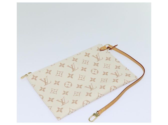 LOUIS VUITTON Monogram Dune Atlantis GM Borsa Tote Bianca M24409 LV Auth 75395S Bianco - vista 24