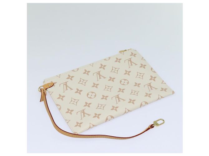 LOUIS VUITTON Monogram Dune Atlantis GM Borsa Tote Bianca M24409 LV Auth 75395S Bianco - vista 25