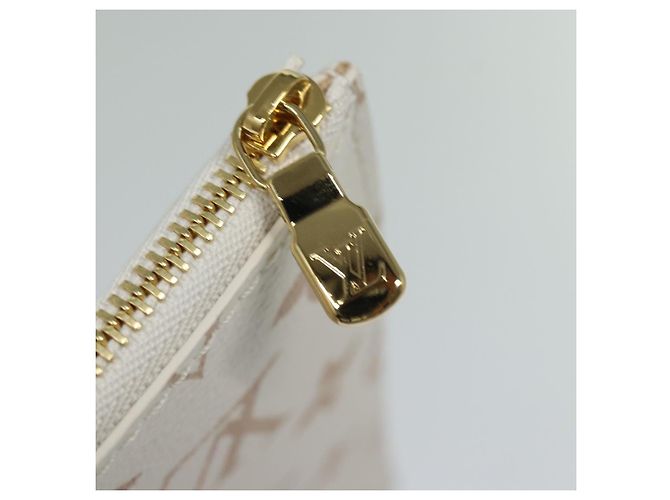 LOUIS VUITTON Monogram Dune Atlantis GM Borsa Tote Bianca M24409 LV Auth 75395S Bianco - vista 26