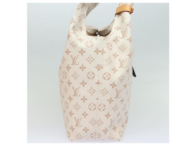 LOUIS VUITTON Monogram Dune Atlantis GM Borsa Tote Bianca M24409 LV Auth 75395S Bianco - vista 3