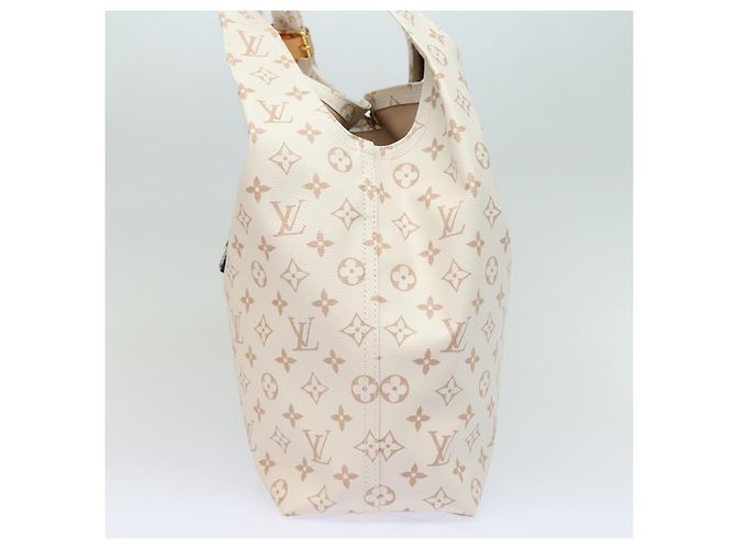 LOUIS VUITTON Monogram Dune Atlantis GM Borsa Tote Bianca M24409 LV Auth 75395S Bianco - vista 4