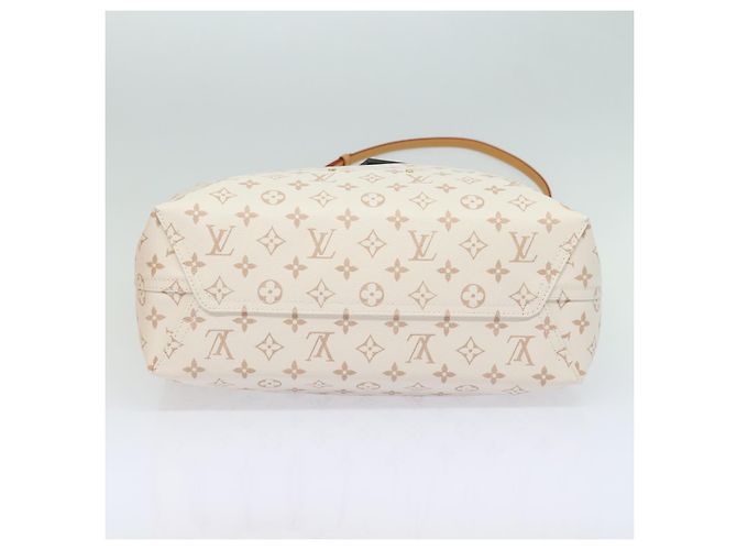 LOUIS VUITTON Monogram Dune Atlantis GM Borsa Tote Bianca M24409 LV Auth 75395S Bianco - vista 5