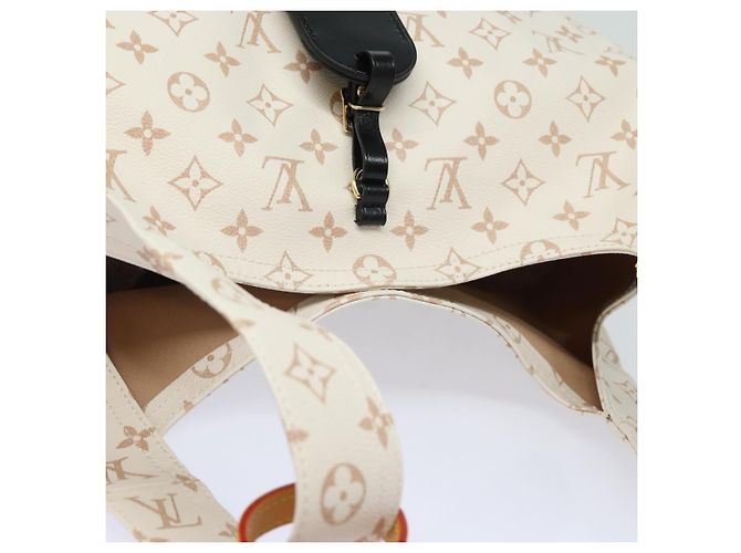 LOUIS VUITTON Monogram Dune Atlantis GM Borsa Tote Bianca M24409 LV Auth 75395S Bianco - vista 6