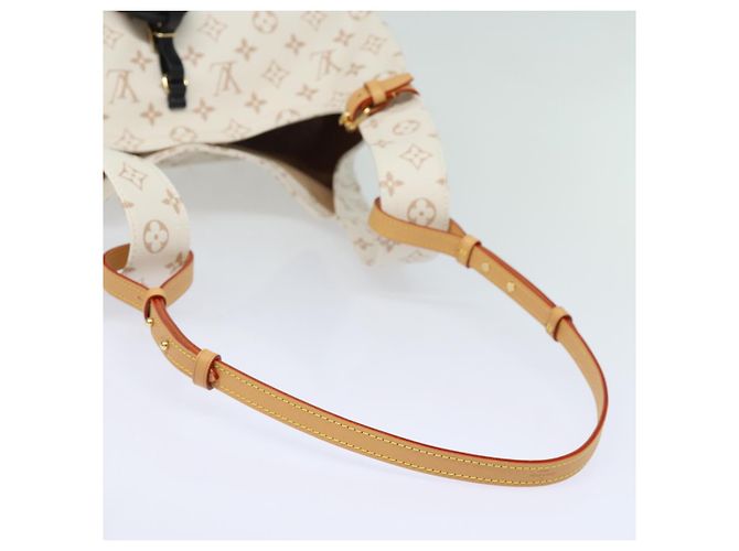 LOUIS VUITTON Monogram Dune Atlantis GM Borsa Tote Bianca M24409 LV Auth 75395S Bianco - vista 7