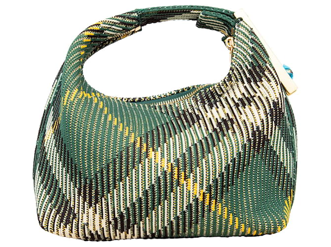 Borsa Duffle Mini Peg Burberry Multicolore - vista 2