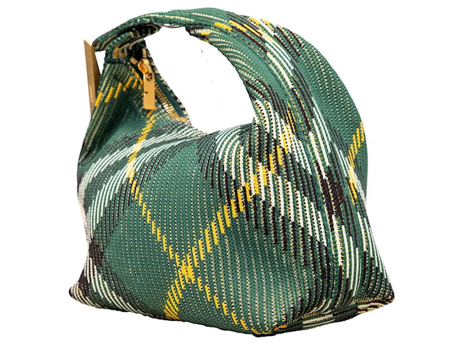 Borsa Duffle Mini Peg Burberry Multicolore - vista 4
