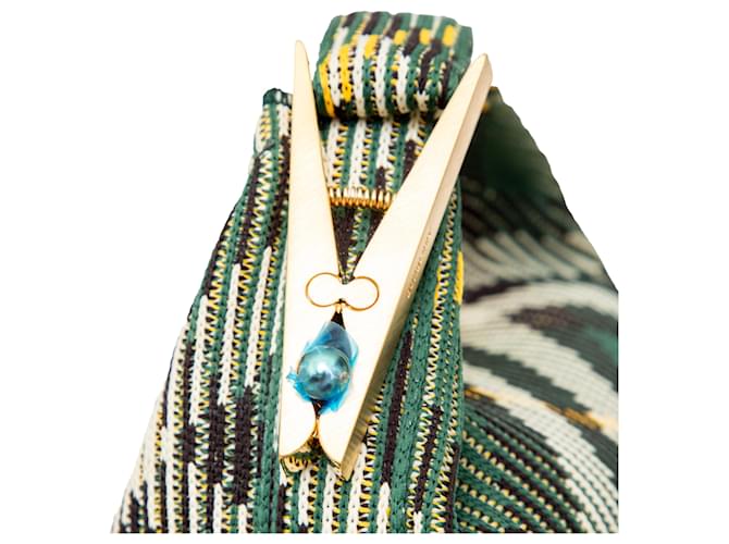 Borsa Duffle Mini Peg Burberry Multicolore - vista 9