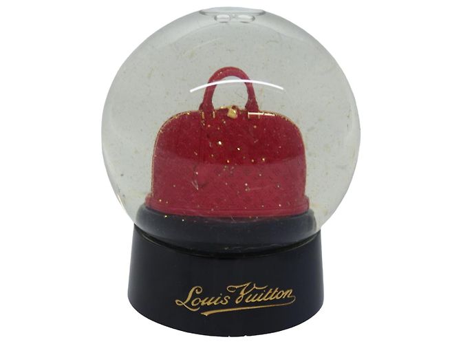 LOUIS VUITTON Snow Globe Alma VIP Limited Clear Red LV Auth 74292 - view 13