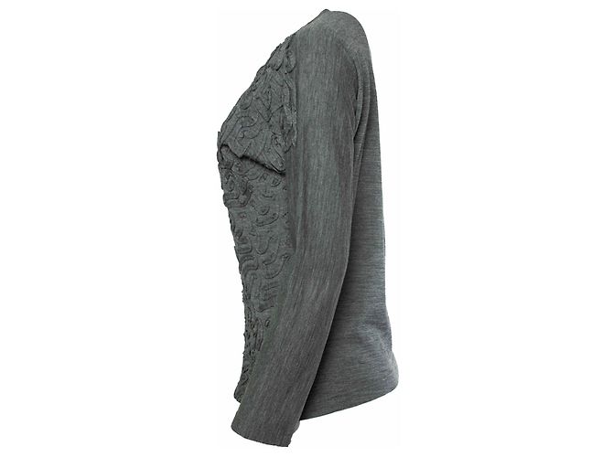 Comme Des Garcons Comme des garçons, grauer Strickcardigan - Ansicht 2