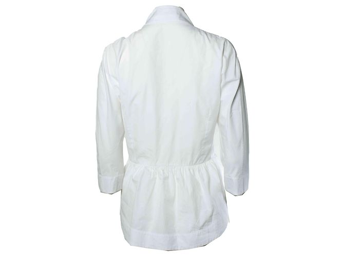 JW Anderson J.W. Anderson, camicia in popeline bianco - vista 3