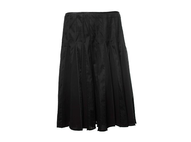 Strenesse, falda negra plisada Negro - vista 3