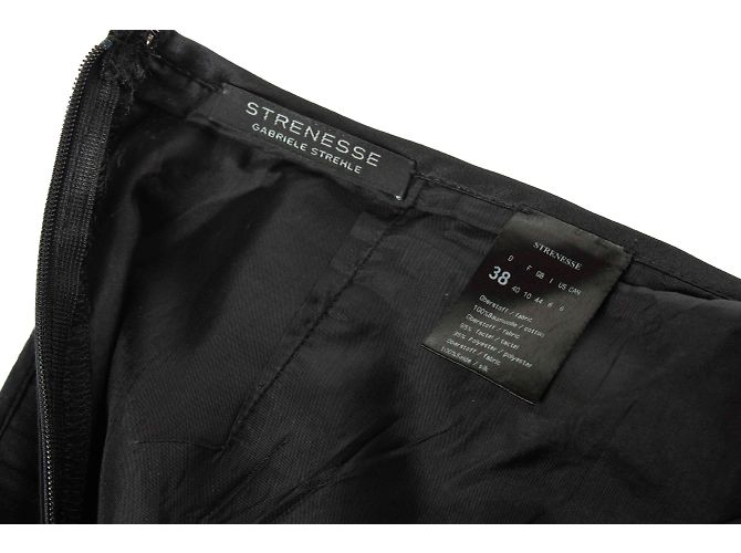 Strenesse, falda negra plisada Negro - vista 5