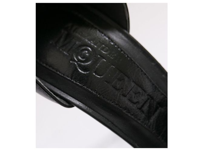 Sandali con zip Alexander McQueen Nero - vista 7