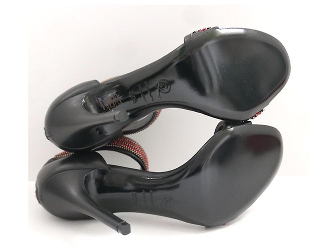 Sandali con zip Alexander McQueen Nero - vista 8