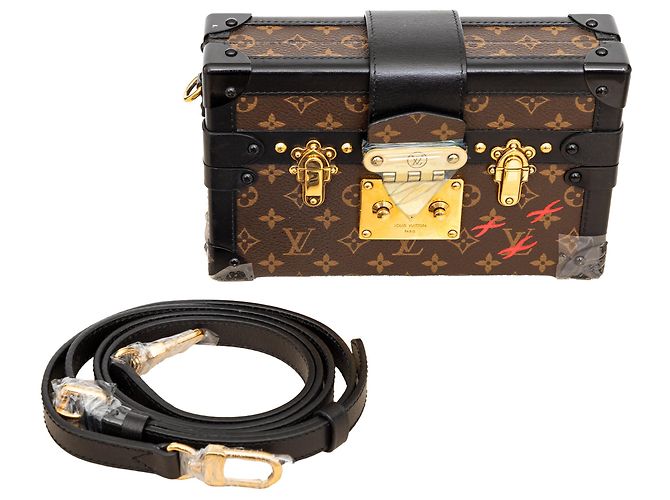 Louis Vuitton Petite Malle Marrone - vista 14
