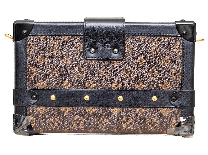 Louis Vuitton Petite Malle Marrone - vista 3