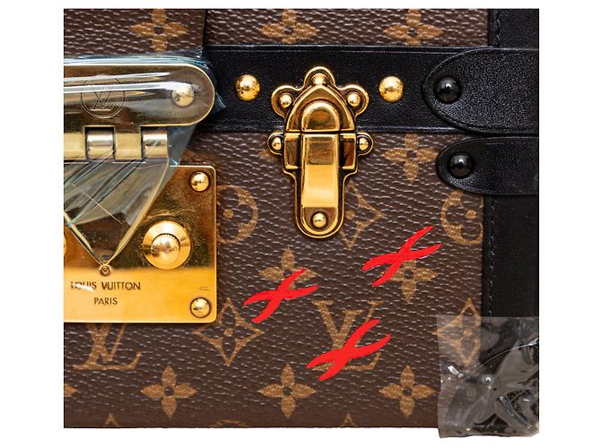 Louis Vuitton Petite Malle Marrone - vista 9