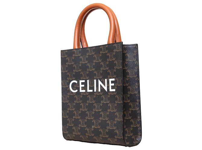 Triomphe Céline Celine Mini Vertikaler Cabas Tote Mehrfarben - Ansicht 2