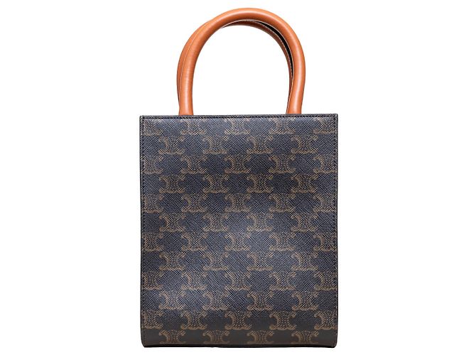 Triomphe Céline Celine Mini Vertikaler Cabas Tote Mehrfarben - Ansicht 3