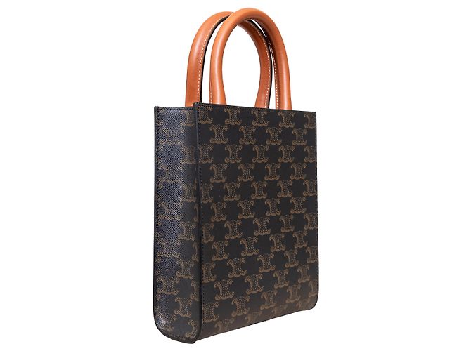 Triomphe Céline Celine Mini Vertikaler Cabas Tote Mehrfarben - Ansicht 4