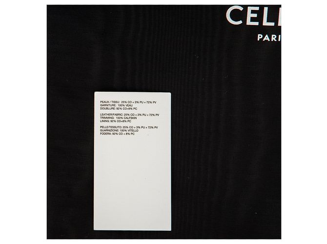 Triomphe Céline Celine Mini Vertical Cabas Tote with Embroidery Multiple colors - view 10