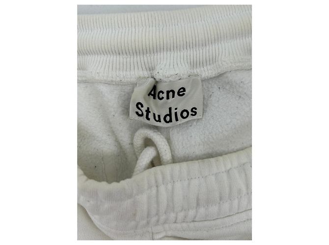 Bermudas Acne Studios T.International S Algodão Branco - vista 3