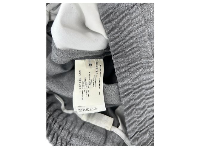 Autre Marque Pantalones Arket T.FR 38 Lana Gris - vista 4