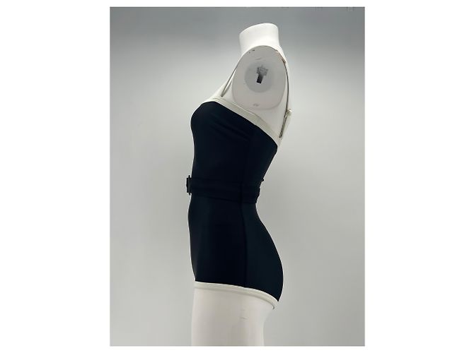 Autre Marque Nicht signiert / Unsignierte Bademode T.International S Polyester Schwarz - Ansicht 4