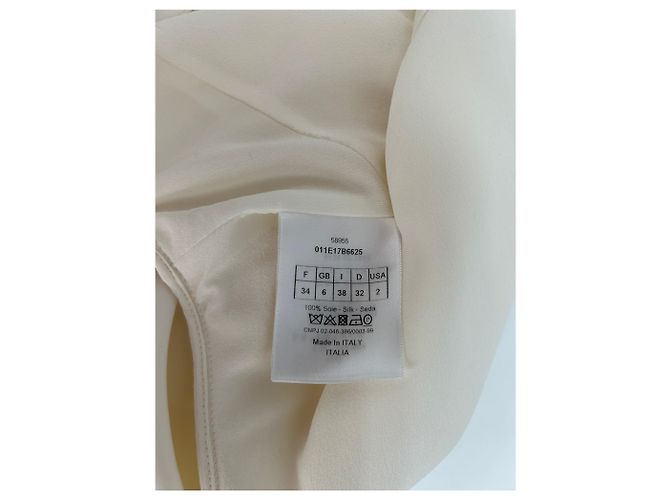 Monos Dior T.FR 34 Seda Blanco - vista 6