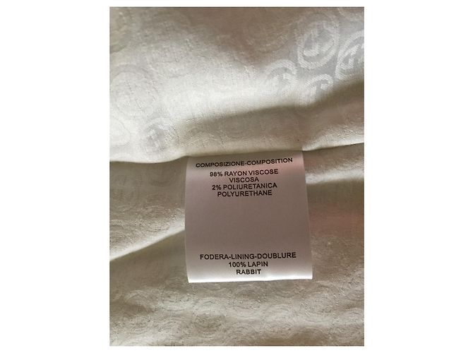 Chaqueta Gucci Blanca de Viscosa Blanco - vista 8