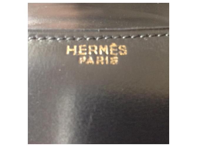 Borsa Hermès Constance Nera in Agnello Nero - vista 5