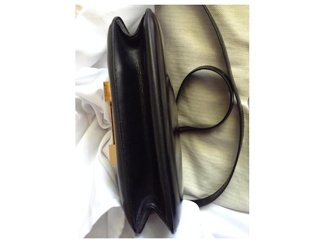 Borsa Hermès Constance Nera in Agnello Nero - vista 7