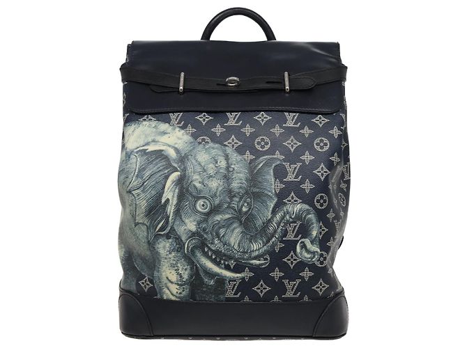 LOUIS VUITTON Monogram Savanna Steamer Rucksack Schwarz M54126 LV Auth 74279SA - Ansicht 13