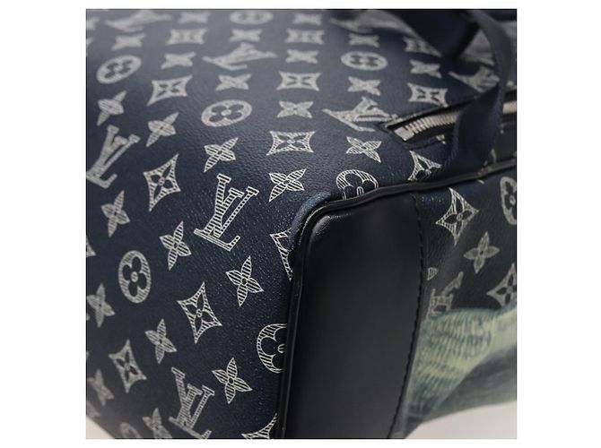 LOUIS VUITTON Monogram Savanna Steamer Rucksack Schwarz M54126 LV Auth 74279SA - Ansicht 18