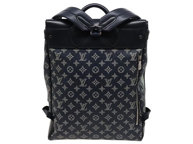 LOUIS VUITTON Monogram Savanna Steamer Rucksack Schwarz M54126 LV Auth 74279SA - Ansicht 2