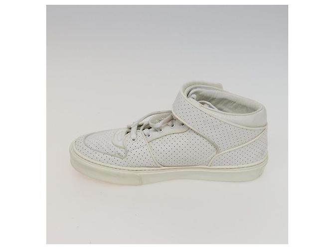 LOUIS VUITTON Sneakers Leder Weiß LV Auth kk232 - Ansicht 15