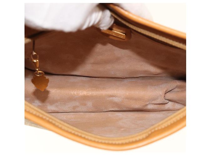 Borsa a Spalla GUCCI in Tela Beige 001 23 1036 Auth ep4601 - vista 11