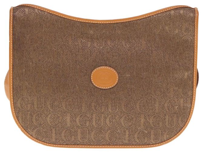 Borsa a Spalla GUCCI in Tela Beige 001 23 1036 Auth ep4601 - vista 13