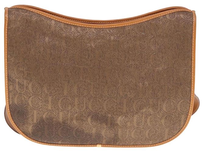 Borsa a Spalla GUCCI in Tela Beige 001 23 1036 Auth ep4601 - vista 2