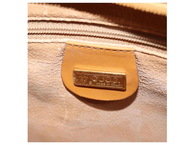 Borsa a Spalla GUCCI in Tela Beige 001 23 1036 Auth ep4601 - vista 20