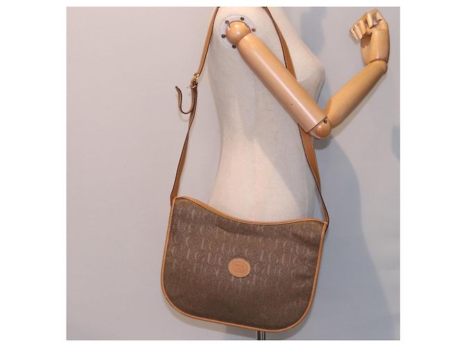 Borsa a Spalla GUCCI in Tela Beige 001 23 1036 Auth ep4601 - vista 24