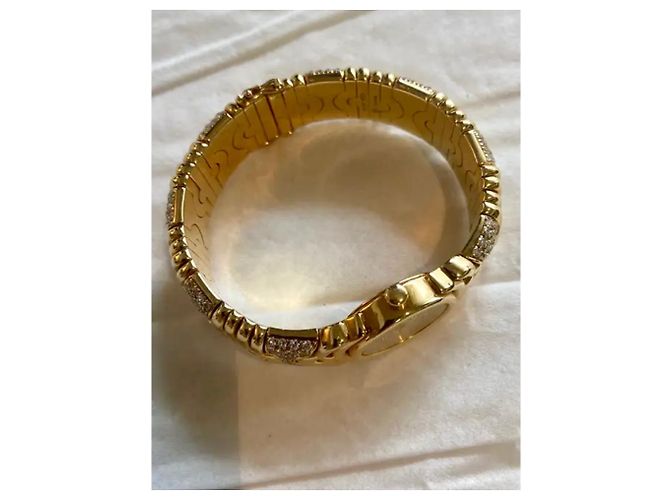 Orologio Bulgari Parentesi in oro giallo e diamanti - vista 3