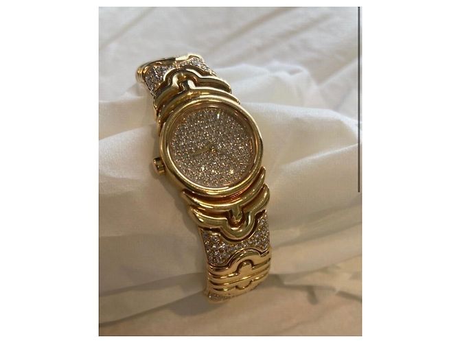 Orologio Bulgari Parentesi in oro giallo e diamanti - vista 7