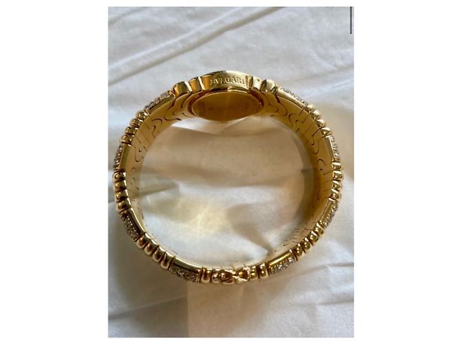 Orologio Bulgari Parentesi in oro giallo e diamanti - vista 8