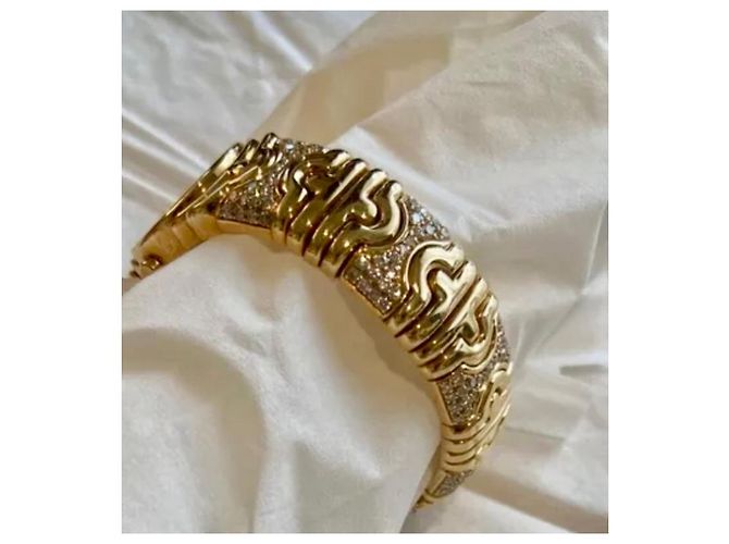 Orologio Bulgari Parentesi in oro giallo e diamanti - vista 9