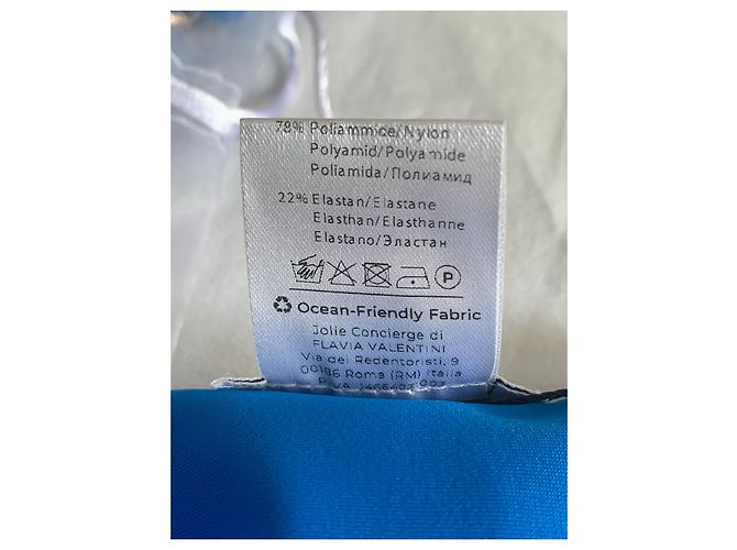 Autre Marque FLAVIA VALENTINI 2-teiliger Badeanzug Schwarz Orange - Ansicht 11