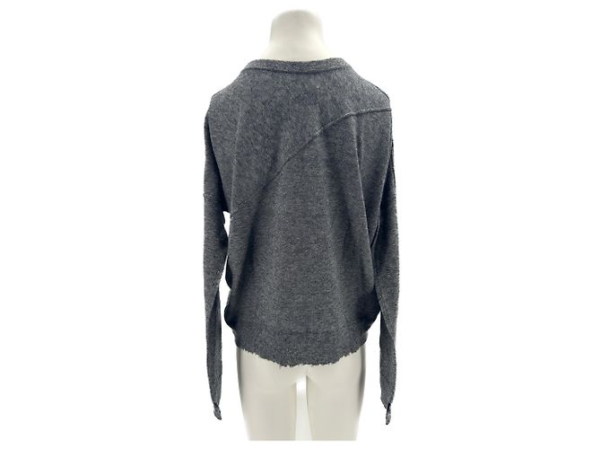 Zadig & Voltaire Strickwaren T.International S Kaschmir Grau - Ansicht 2