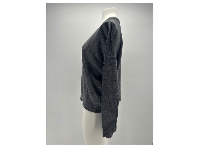 Zadig & Voltaire Strickwaren T.International S Kaschmir Grau - Ansicht 4